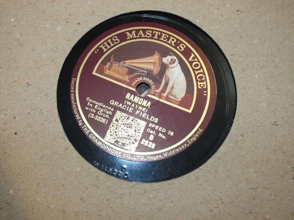 A QUANTITY OF 78 RPM RECORDS ETC. - Image 2 of 3