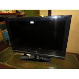 A SONY FLATSCREEN TV WITH REMOTE - HOUSE CLEARANCE