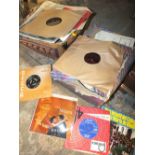 A COLLECTION OF 78S AND 7" SINGLE RECORDS TO INCLUDE ELVIS PRESLEY