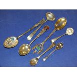 A COLLECTION OF HALLMARKED SILVER SPOONS