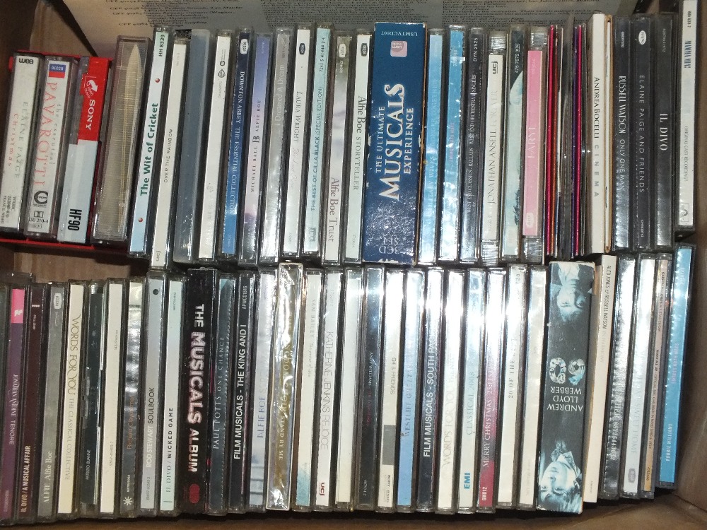 A BOX OF LP RECORDS, CDS AND CASSETTE TAPES - Image 3 of 4