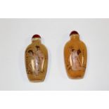 TWO ORIENTAL EROTICA PERFUME BOTTLES