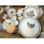 A TRAY OF PORTMEIRION THE BOTANIC GARDEN TEA AND DINNER WARE