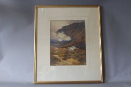 WILLIAM ARTINGSTALL (XIX / XX). A highland scene with sheep grazing. Signed lower right,