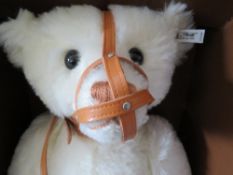 A STEIFF LIMITED EDITION MOHAIR 'MUZZLE' BEAR 1908, number 468 of 2650, button in ear, white tag