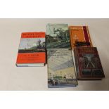 FIVE VINTAGE RAILWAY INTEREST BOOKS, to include British Steam Railways and British Trees by OS Nock,