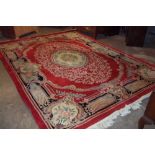 A LARGE CHINESE ORIENTAL RUG