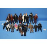 DR WHO A COLLECTION OF 20 BBC DR WHO ACTION FIGURES, to include pig slave robot mummy etc (20)