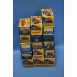 A COLLECTION OF 16 BOXED MATCHBOX VEHICLES, to include a Mercedes-Benz 'Binz' ambulance 3, a S&S