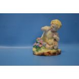 AN EARLY ROYAL WORCESTER FIGURINE "MISCHIEF"