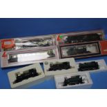 FOUR BOXED HORNBY 00 GAUGE LOCOMOTIVES To include R2970X LNER 0-6-0 T CLASS J83 Locomotive, R2546 BR