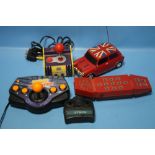 A NAMCO PLUG IN AND PLAY TV GAME, together with a Space Invaders plug in and play game, (no