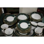 A TRAY OF ROYAL WORCESTER "VENTURA" TEA & DINNERWARE (TRAY NOT INCLUDED)