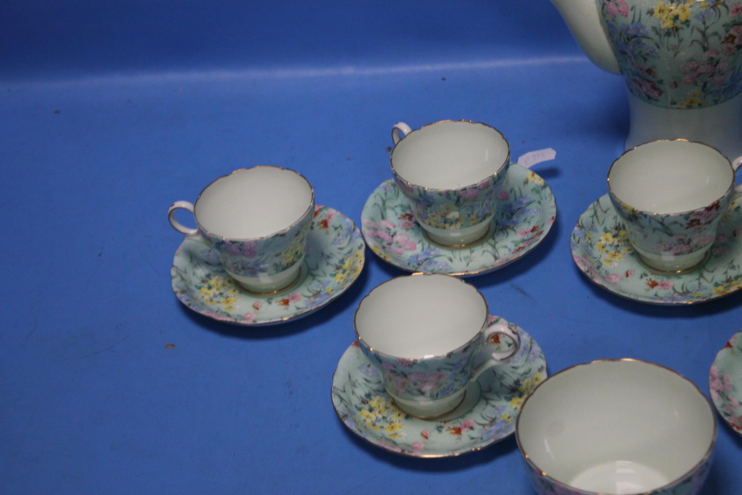 A SHELLEY "MELODY" PATTERN TEASET - Image 3 of 3