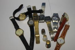 A BAG OF ASSORTED WATCHES