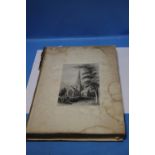 AN ALBUM (DISBOUND) OF APPROX. 70 1840S TOPOGRAPHICAL PROOF LITHOGRAPHS, PUBLISHED BY CHAPMAN &