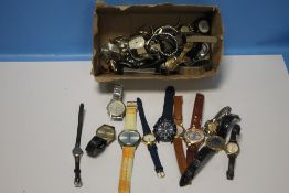 A QUANTITY OF ASSORTED WRIST WATCHES