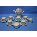 A SHELLEY "MELODY" PATTERN TEASET