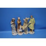 FOUR ROYAL DOULTON CLASSIQUE FIGURINES (4)