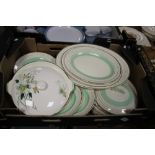 A QUANTITY OF TAMS WARE TEA AND DINNERWARE TO INCLUDE PLATES A TUREEN ETC