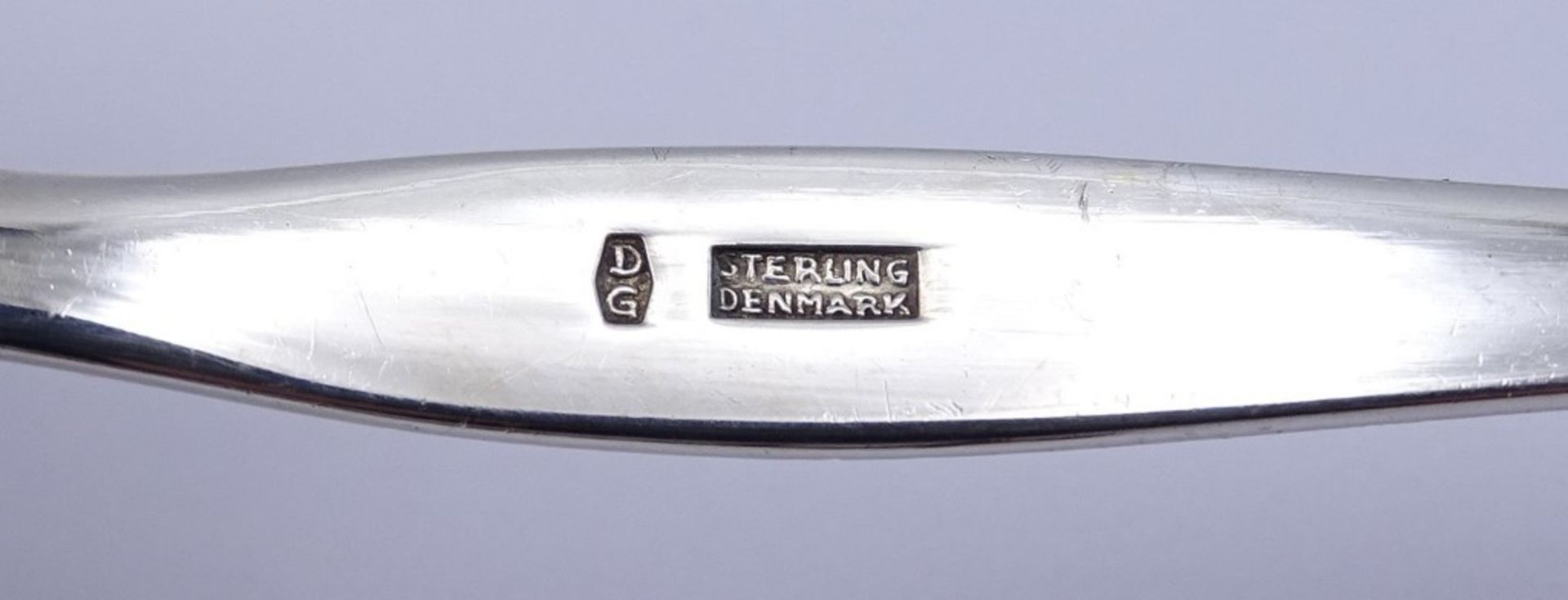 Silber Besteckteile DG ( DANSK GULDINDUSTRI) Denmark, Sterling Silber 0.925, 12 tlg. zus.114gr., - Bild 4 aus 4