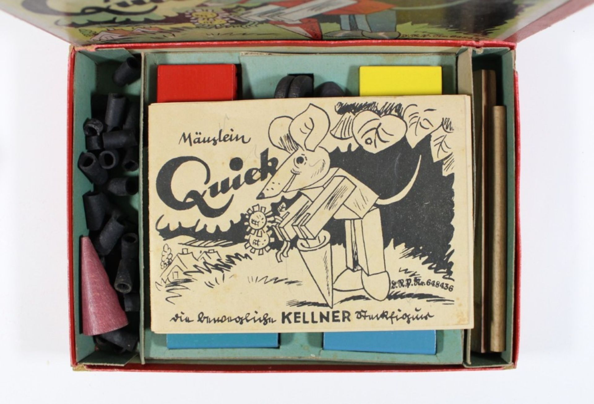 Altes Spiel "Mäuslein Quiek",wohl Komplett - Image 2 of 4