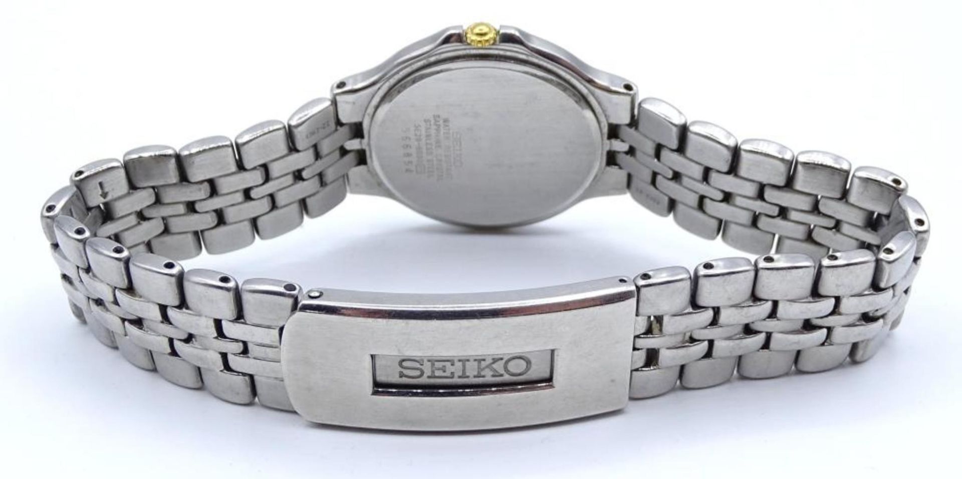 HAU "Seiko",quartz,Edelstahl,Funktion nicht geprüft,D- 35mm - Bild 4 aus 5