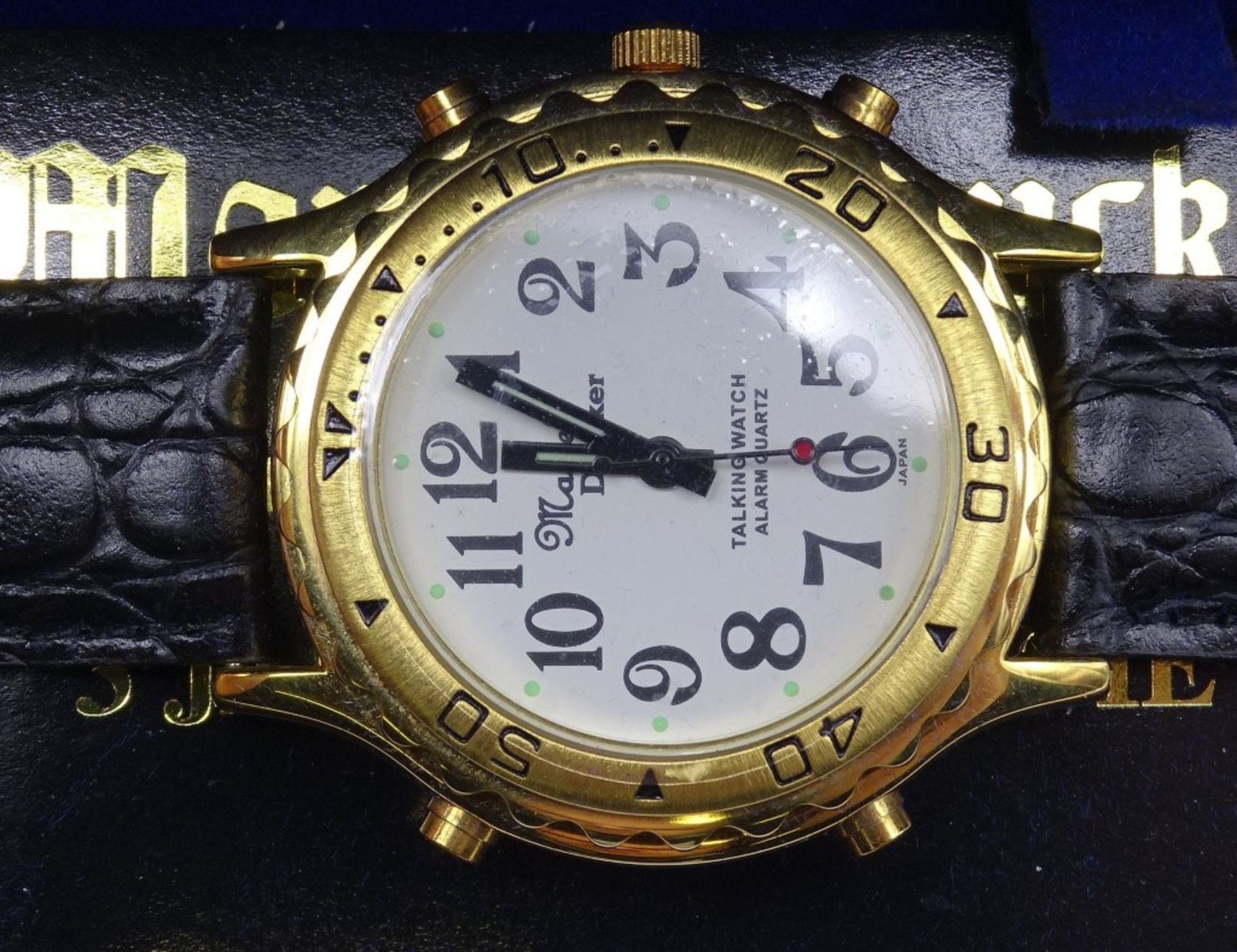 Marcel Drucker Armbanduhr Quartz, D. 41 mm,neuwertig, Funktion nicht getestet - Bild 4 aus 4