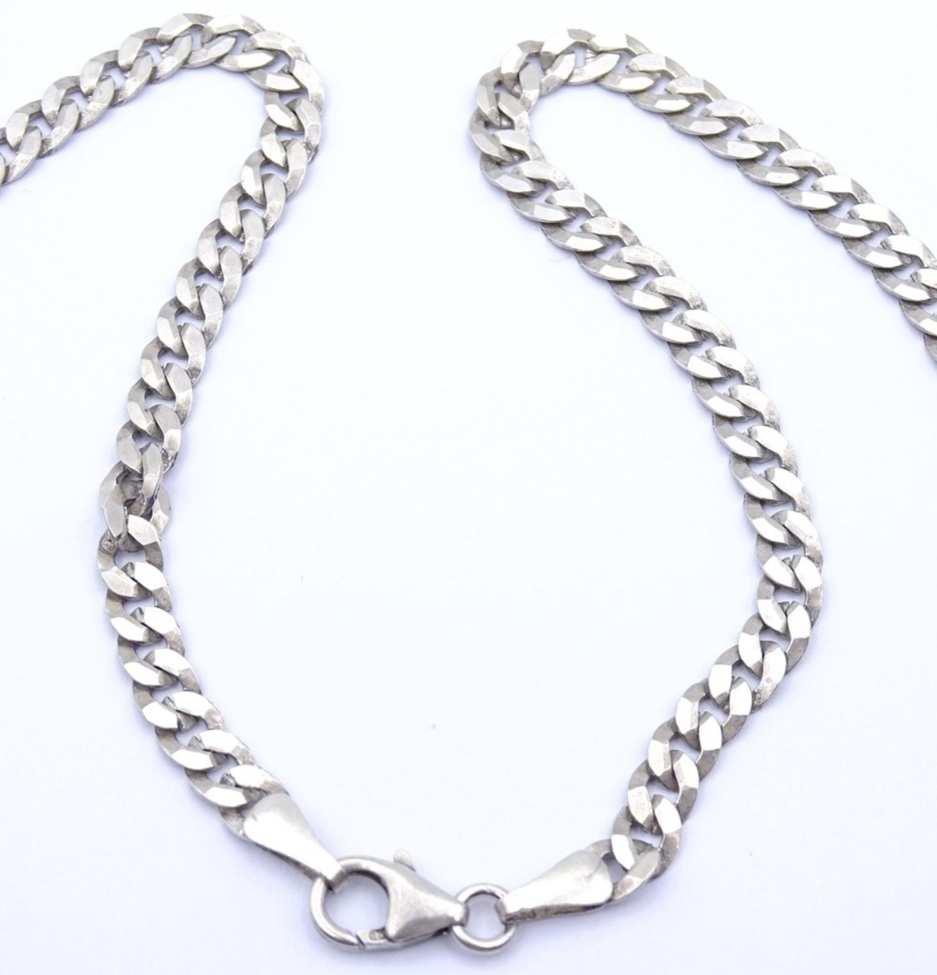 Herren Halskette in Sterling Silber 0.925 L- 45,5cm, B-4,5mm, 11,6gr. - Bild 2 aus 3