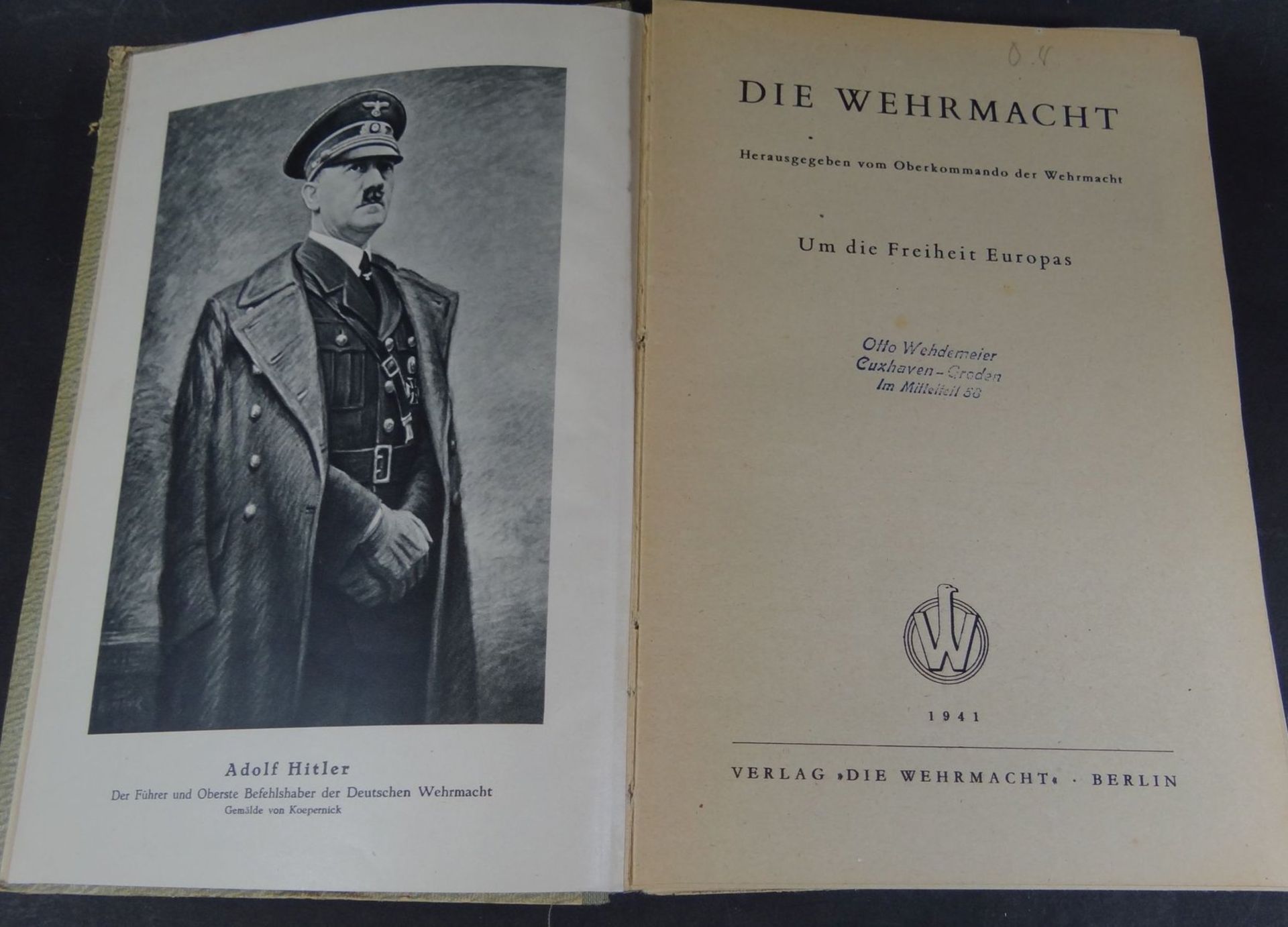 "Die Wehrmacht" 1941, Ein Buch des Krieges, Bildband, Buchrücken lose - Bild 2 aus 8