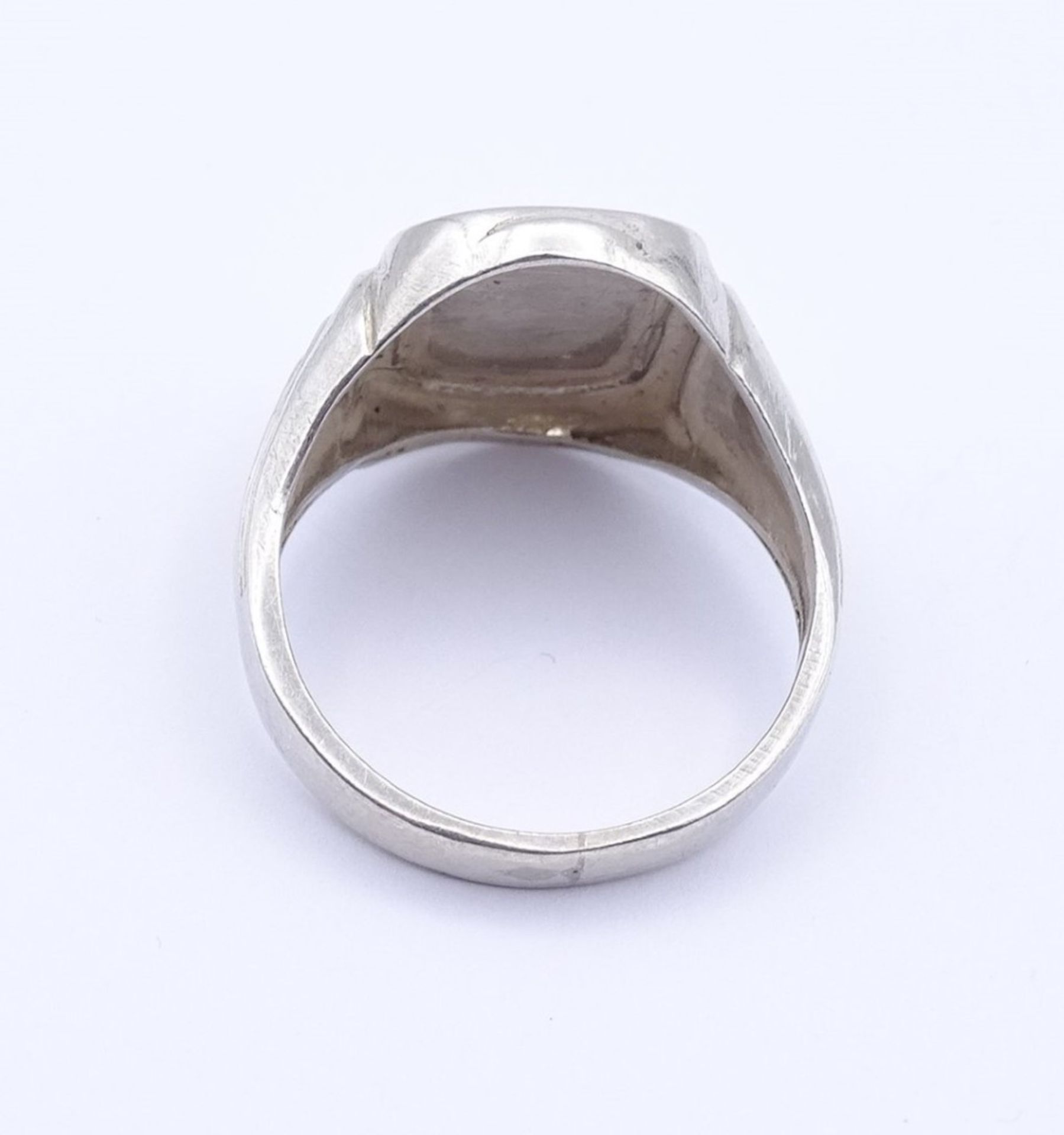 800er Silber Herren Ring, ohne Monogramm, 7,50gr.,RG 65/66 - Image 3 of 3