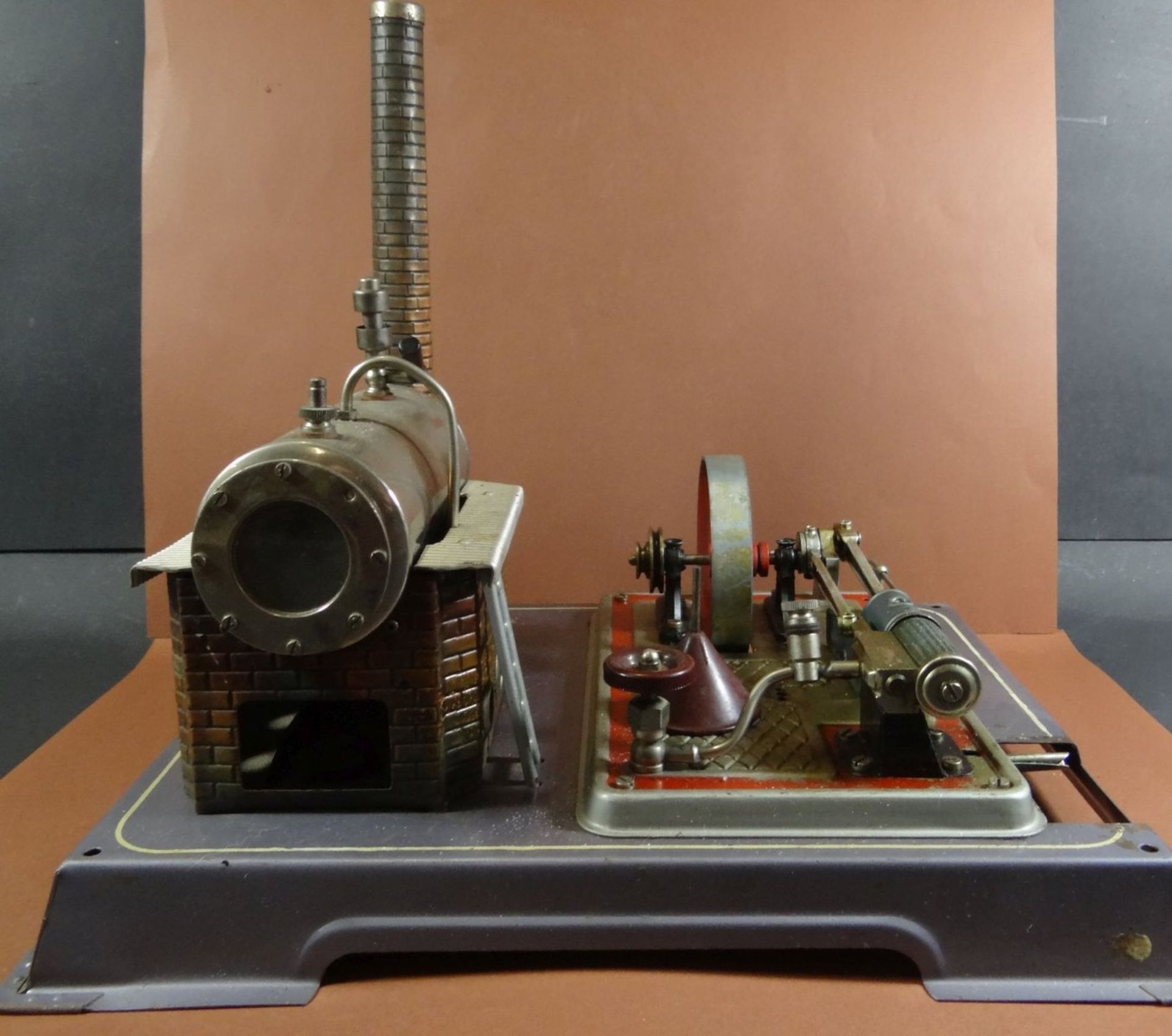 Wilesco Dampfmaschine, Western Germany, 30x25 cm,