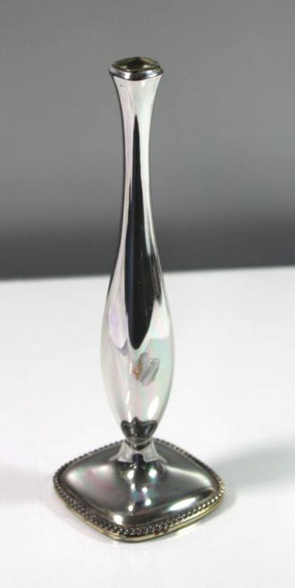 Vase, Silber (gepr.), gefüllter Stand, H-19cm, Gesamt 112,6gr.
