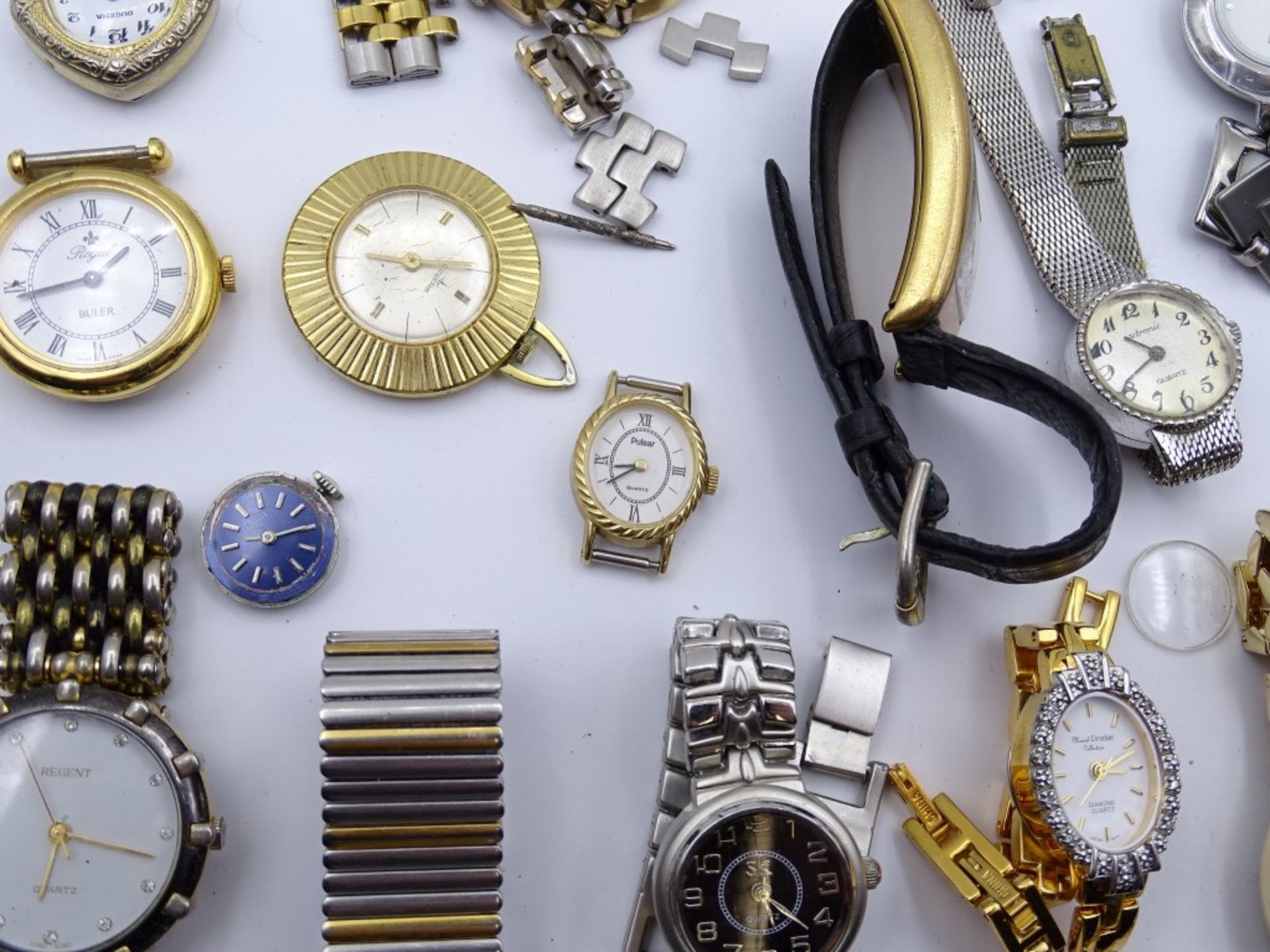 Großes Konvolut div. Armbanduhren,Quartz und mechanisch,u.a. Glashütte,Maurice Lacroix,Seiko etc.. - Bild 2 aus 10