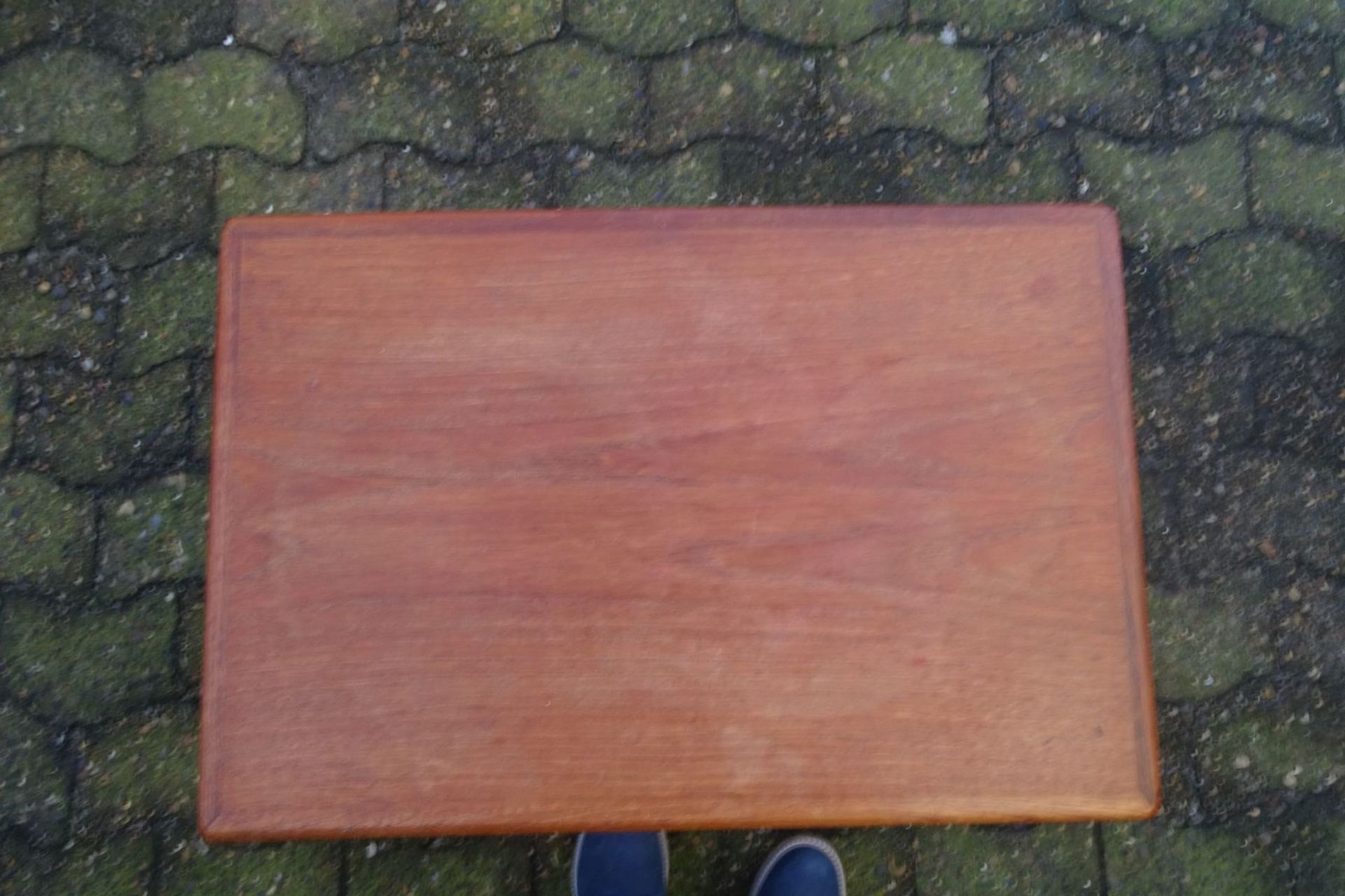 3-Satz Tischchen, Teak, Dänisches Design, 60-er Jahre, H-48 cm, max. 58x38 cm - Bild 6 aus 7