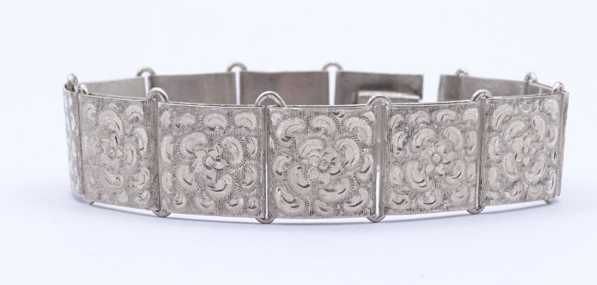 Armband, Silber 0.835, L- 19cm, b-17mm, 27,4gr.