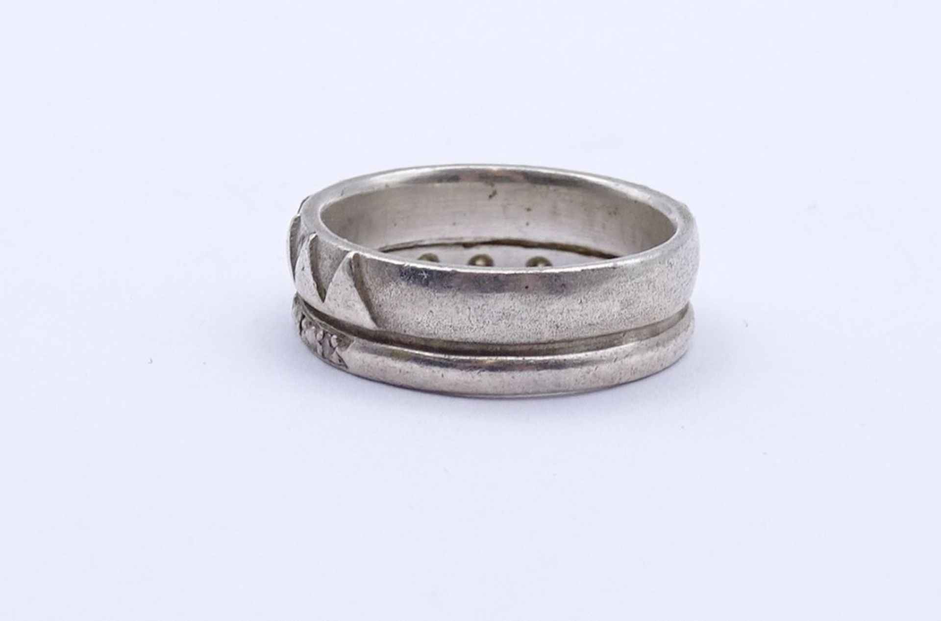 Sterling Silber Ring 0.925 "Veronas Dreams", mit rund facc.klaren Steinen, 4,6gr., RG 53 - Bild 3 aus 4