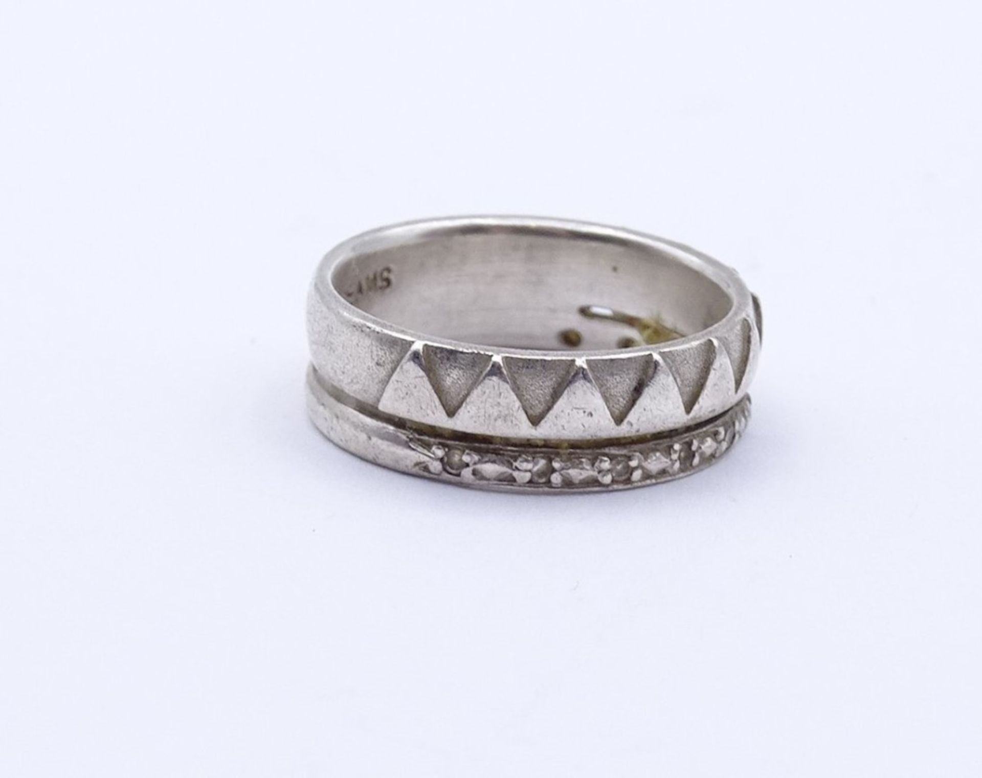 Sterling Silber Ring 0.925 "Veronas Dreams", mit rund facc.klaren Steinen, 4,6gr., RG 53 - Bild 4 aus 4