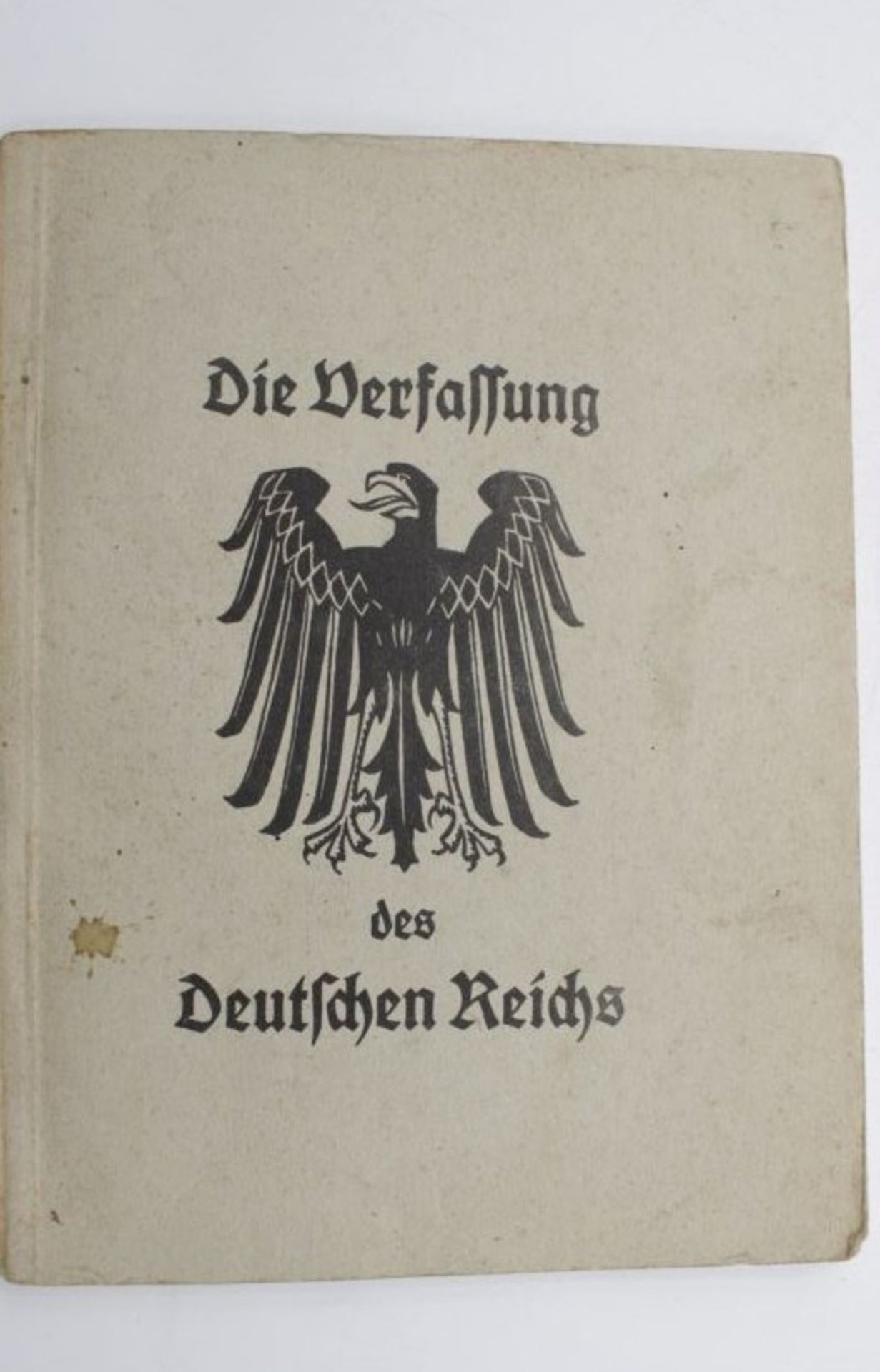 Die Verfassung des Deutschen Reichs vom 11. August 1919.