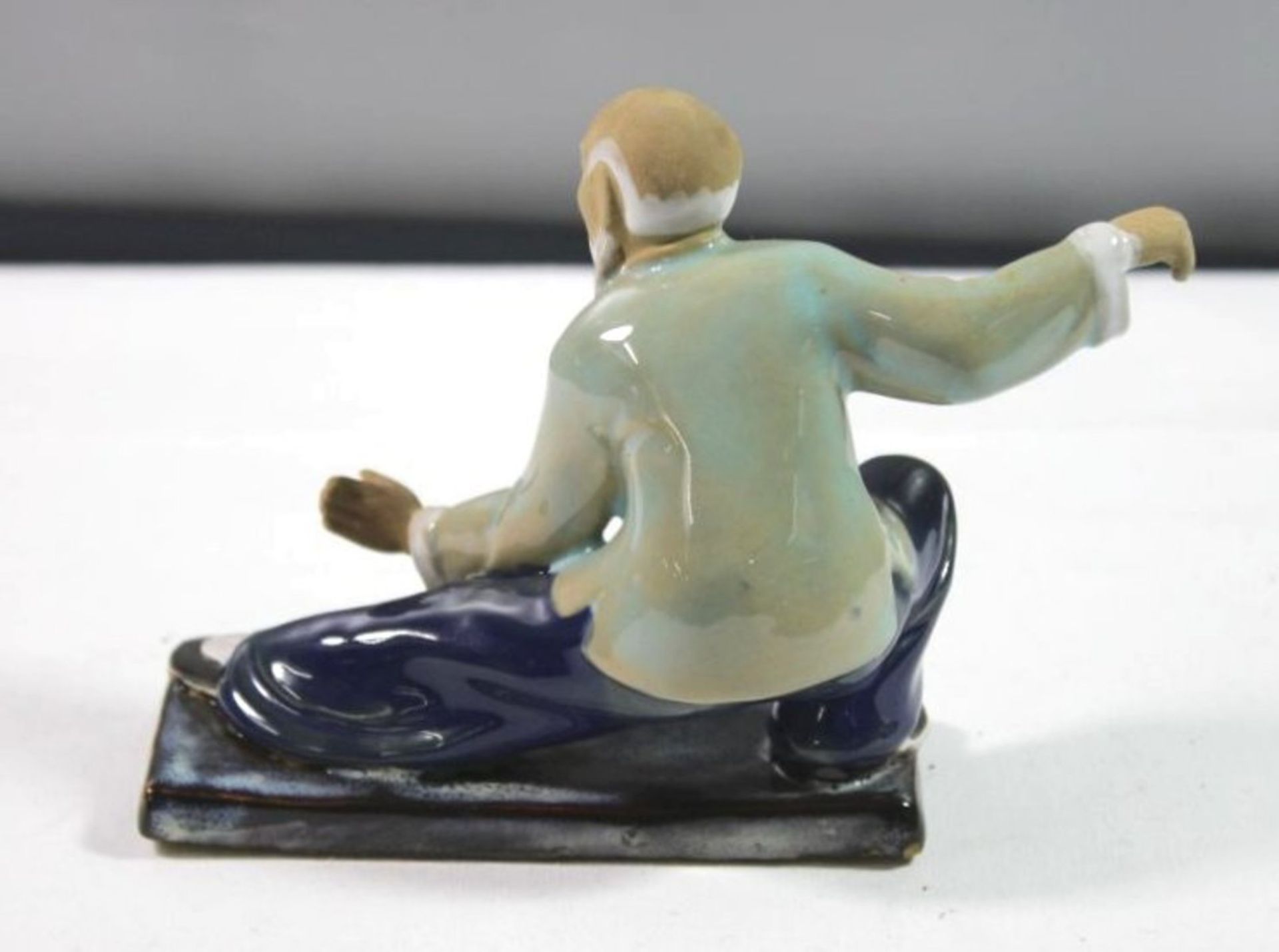 Figur, Tai-Chi Meister, Made in China, H-11cm B-12cm. - Bild 2 aus 2
