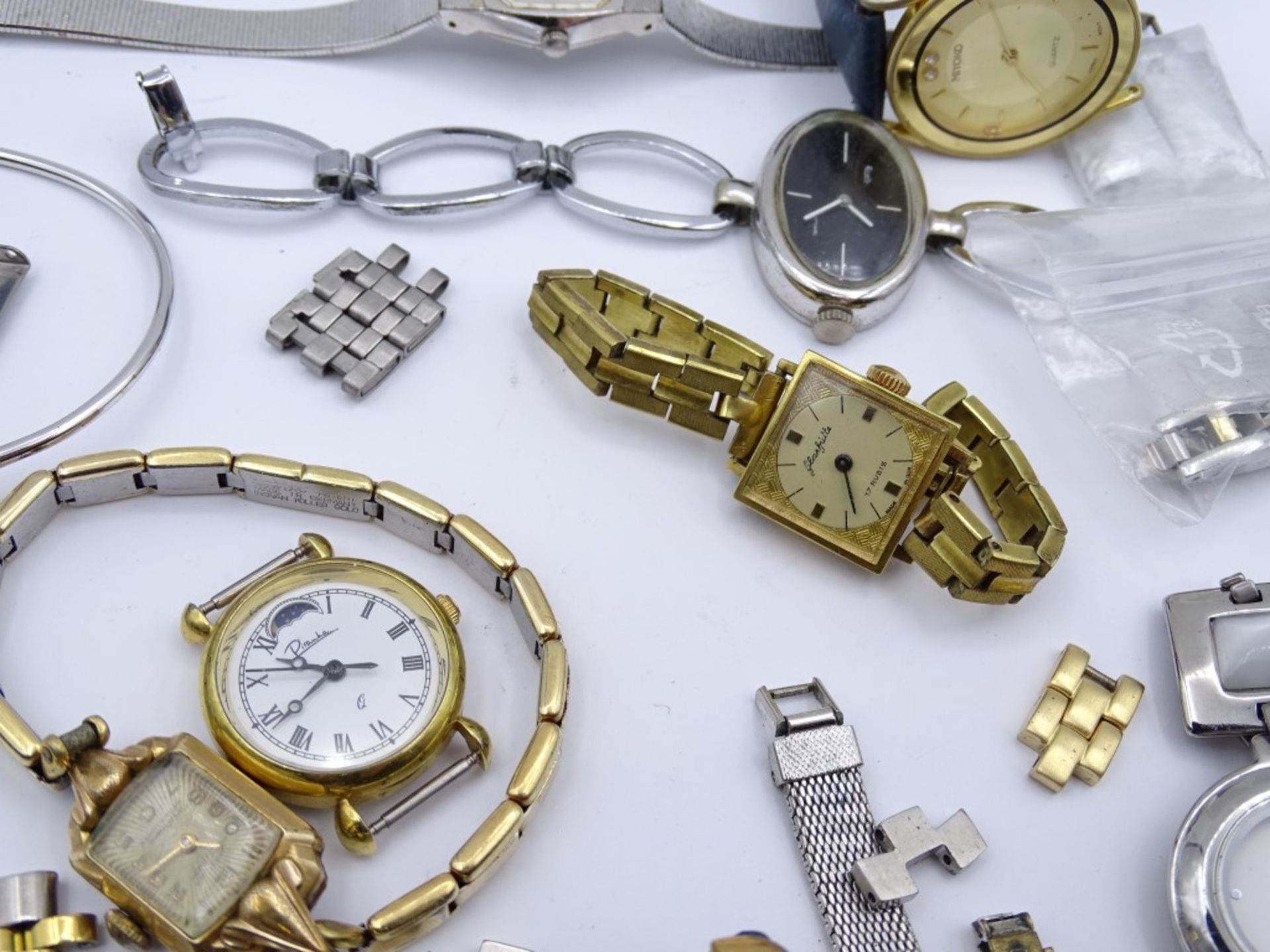 Großes Konvolut div. Armbanduhren,Quartz und mechanisch,u.a. Glashütte,Maurice Lacroix,Seiko etc.. - Bild 9 aus 10