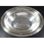 kl. tiefe, ovale Schale, Silber-800-, H-4 cm, 14x17 cm, 157 gr