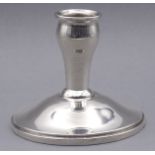 Einzelner Kerzenhalter in Sterling Silber 925/000 gefüllter Stand,H-8,0cm