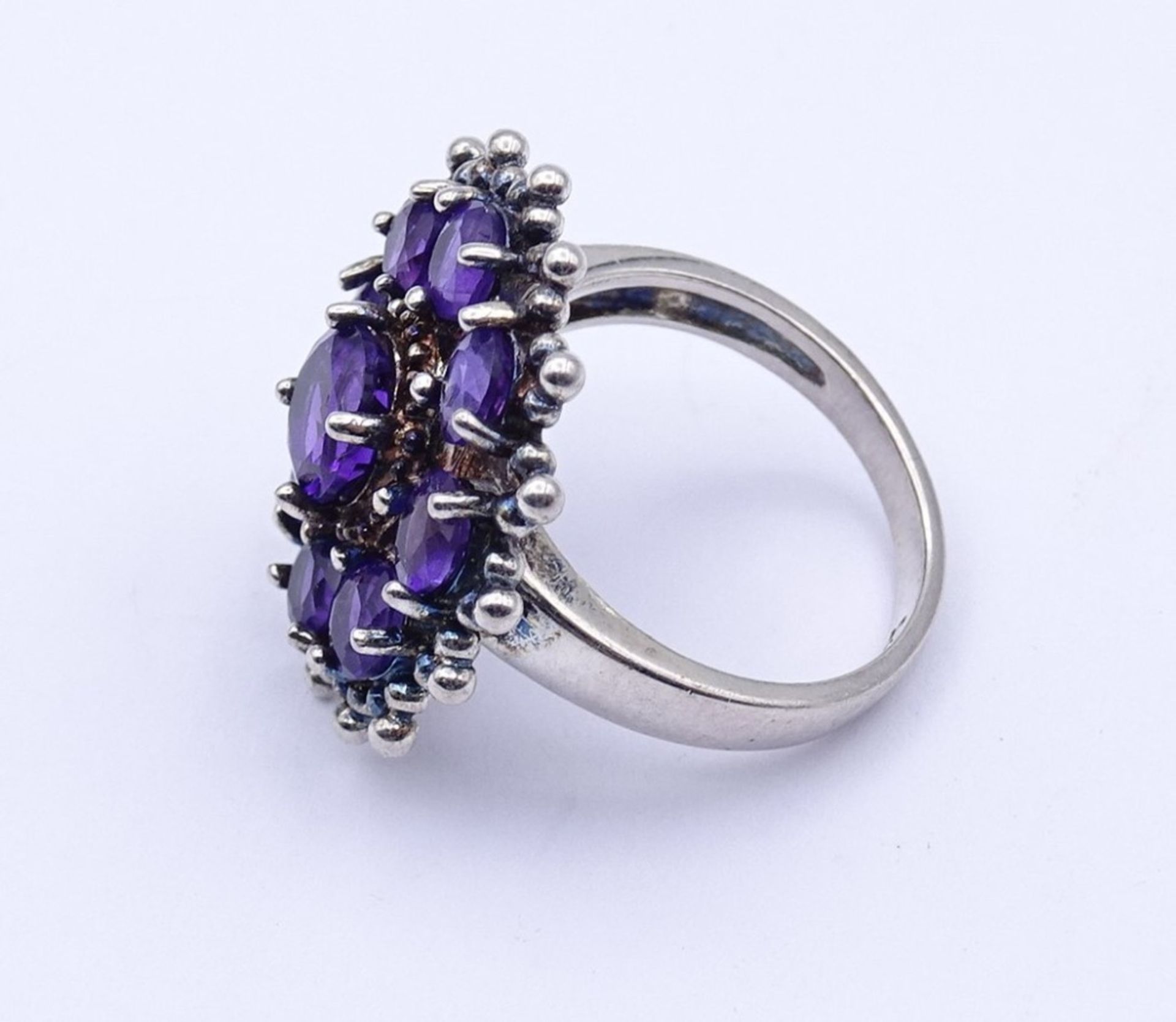 Amethyst Silber Ring 0.925 5,3gr., RG 50 - Image 3 of 3