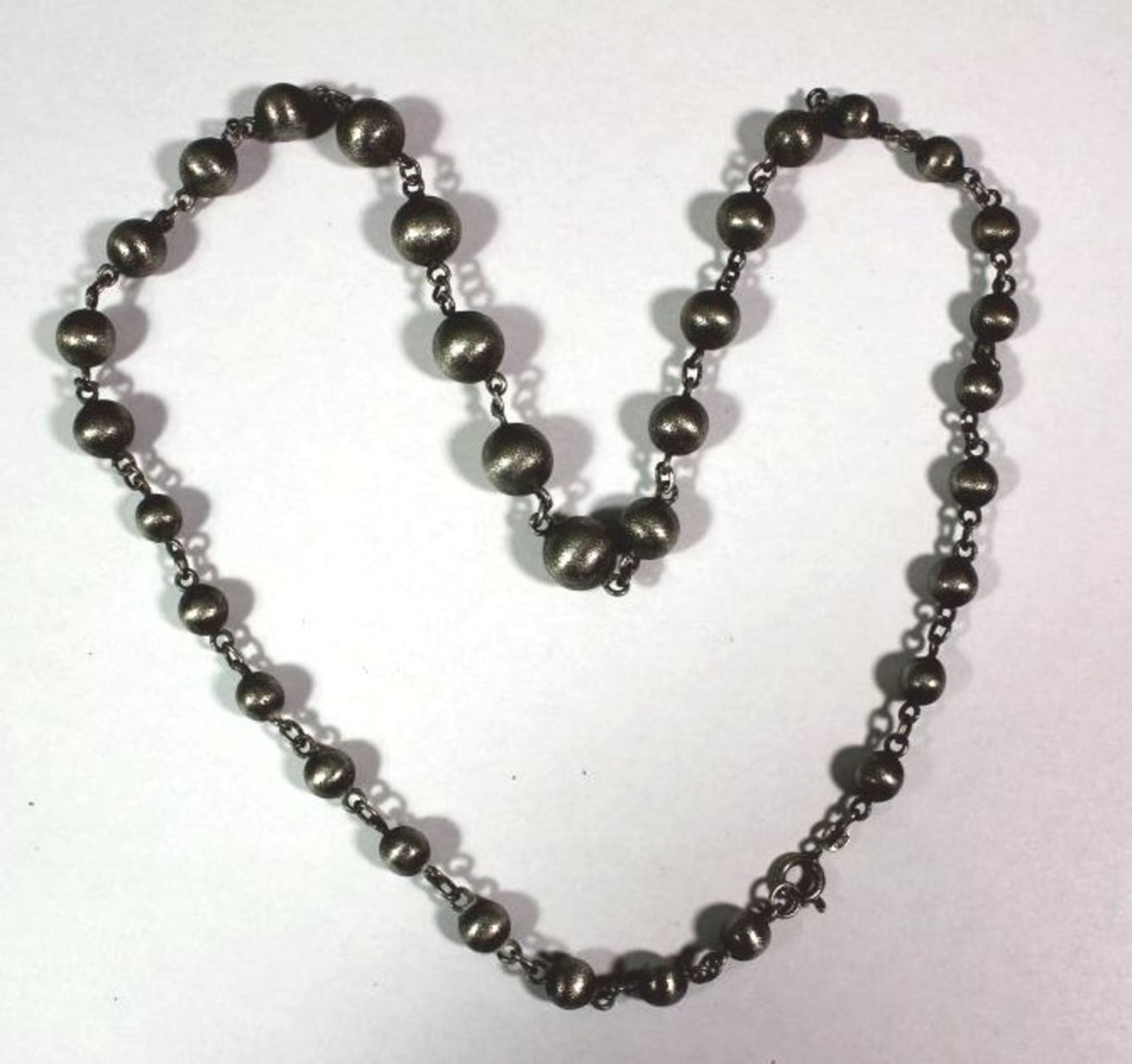 835er Silber-Halskette, 32,7gr., L-58cm.