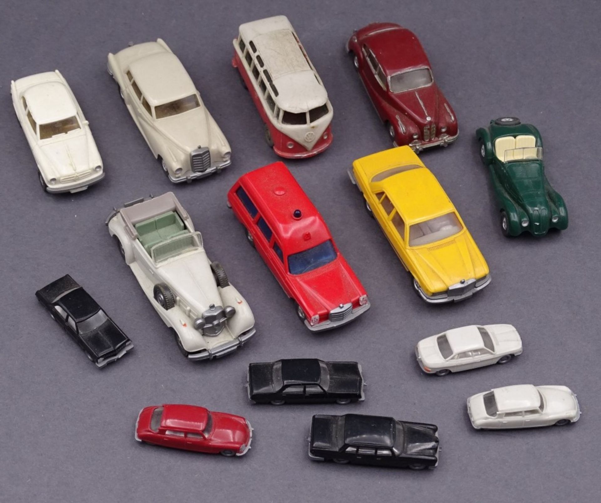 14 alte Wiking Autos, 60-70er Jahre - Image 2 of 8