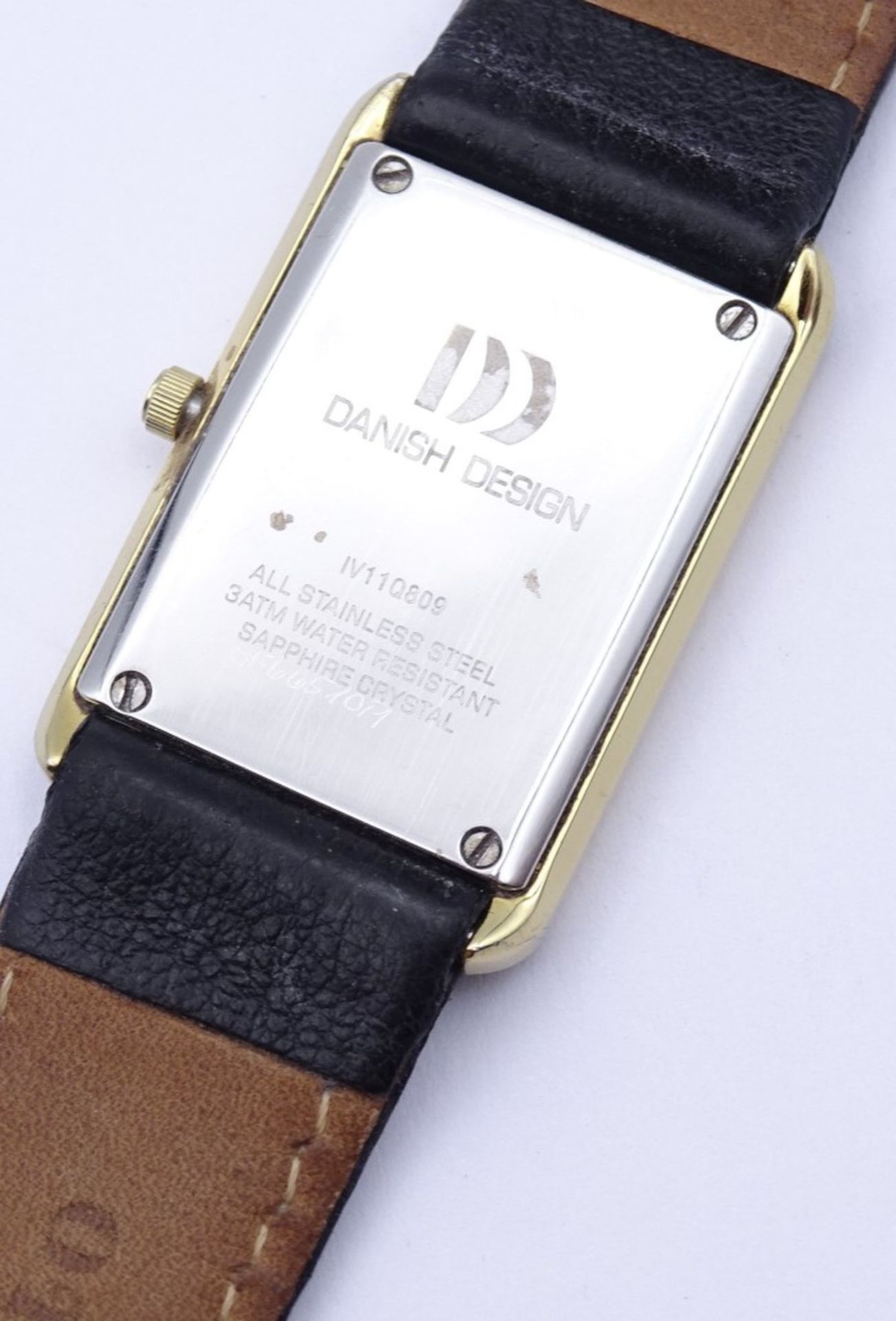 Armbanduhr "Danish Design",Quartzwerk,Gehäuse 23x27mm,Saphirglas,Batterie läuft - Bild 2 aus 4