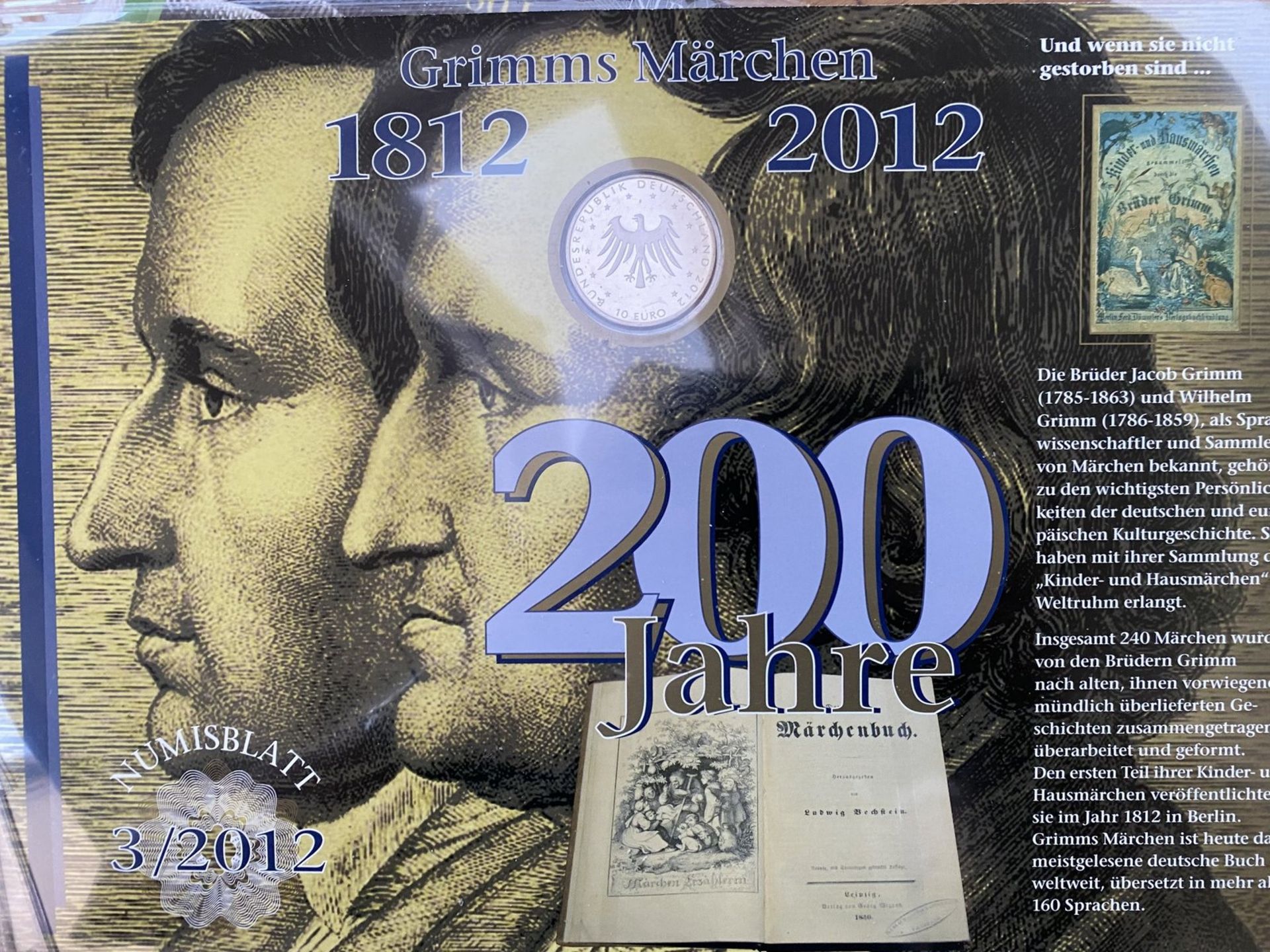 Numisbriefe 2012, je 10 Euro, 5x, komplett - Bild 4 aus 6