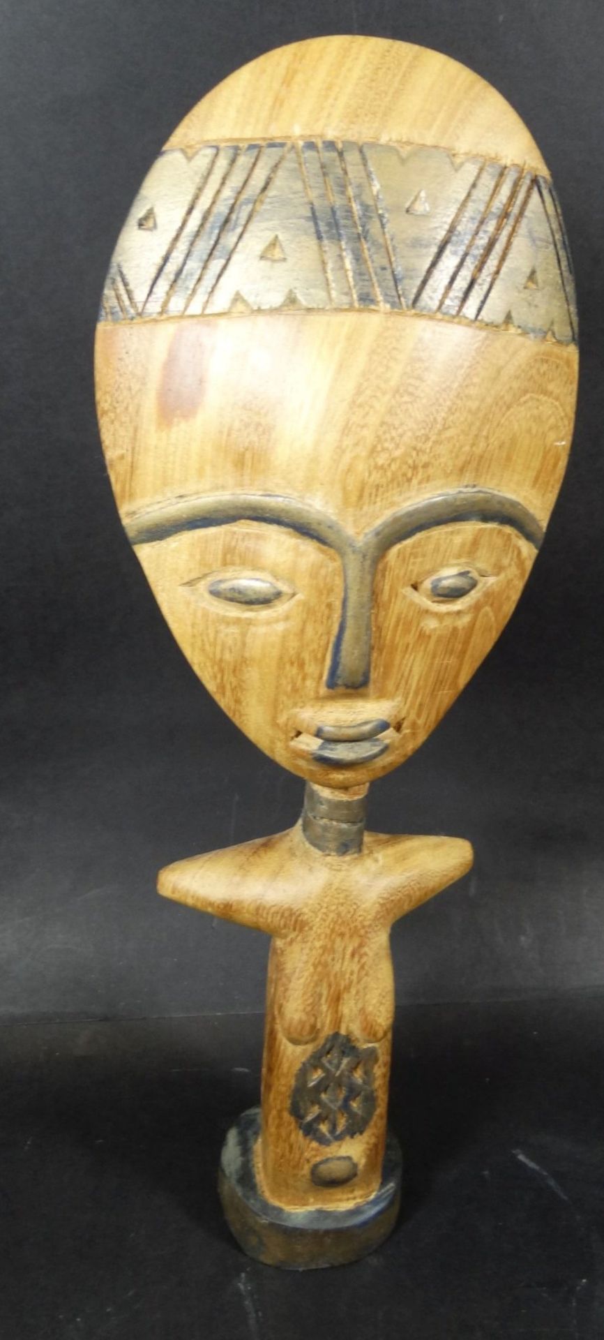 afrikan. Fetisch aus Holz, H-34 cm, D-12 cm