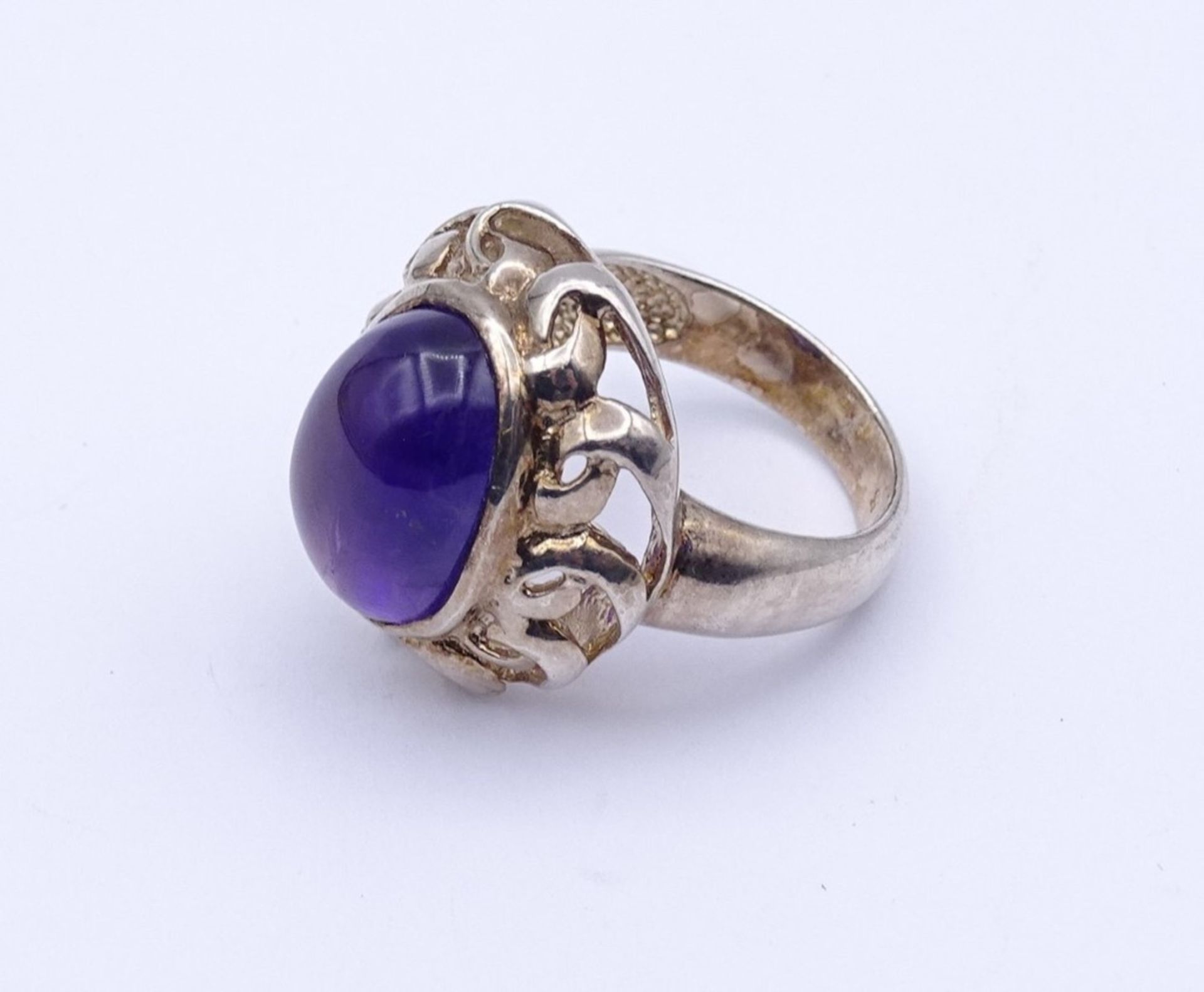 Amethyst Silber Ring 0.925, 7,7gr., RG 53 - Image 2 of 3